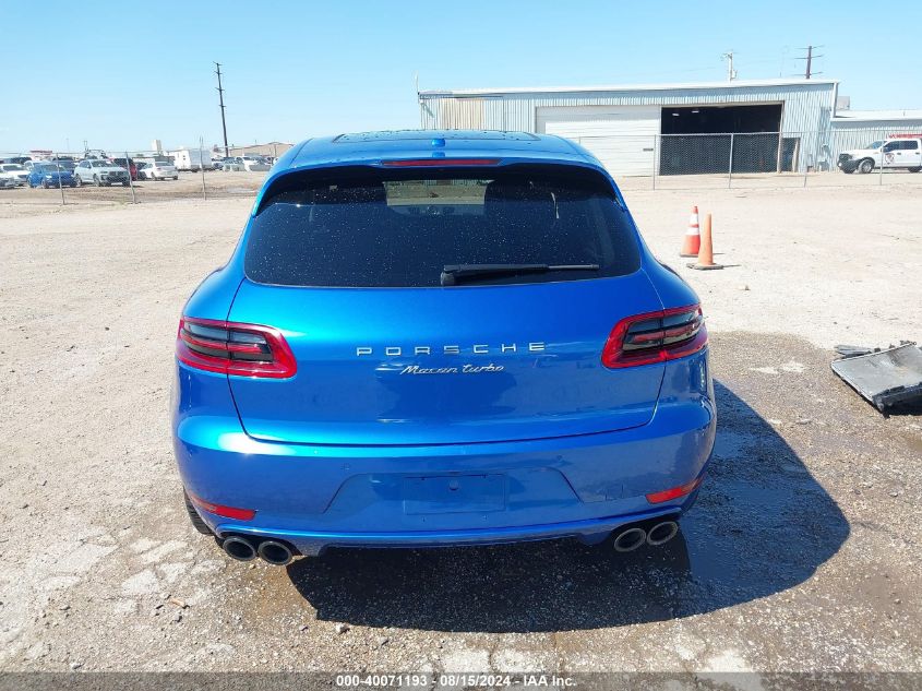 2015 Porsche Macan Turbo VIN: WP1AF2A55FLB96709 Lot: 40071193