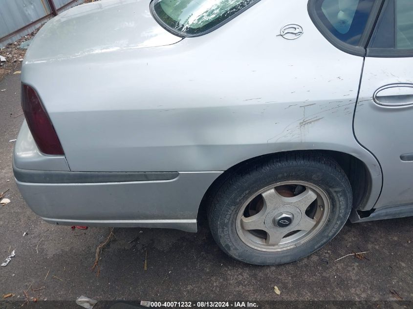 2004 Chevrolet Impala VIN: 2G1WF52EX49191140 Lot: 40071232