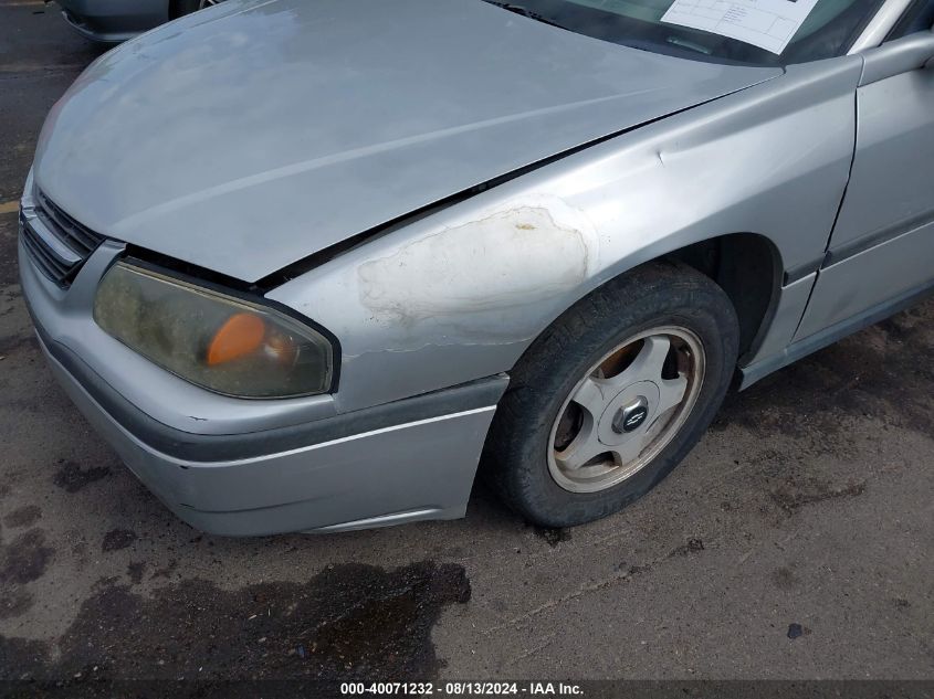 2004 Chevrolet Impala VIN: 2G1WF52EX49191140 Lot: 40071232