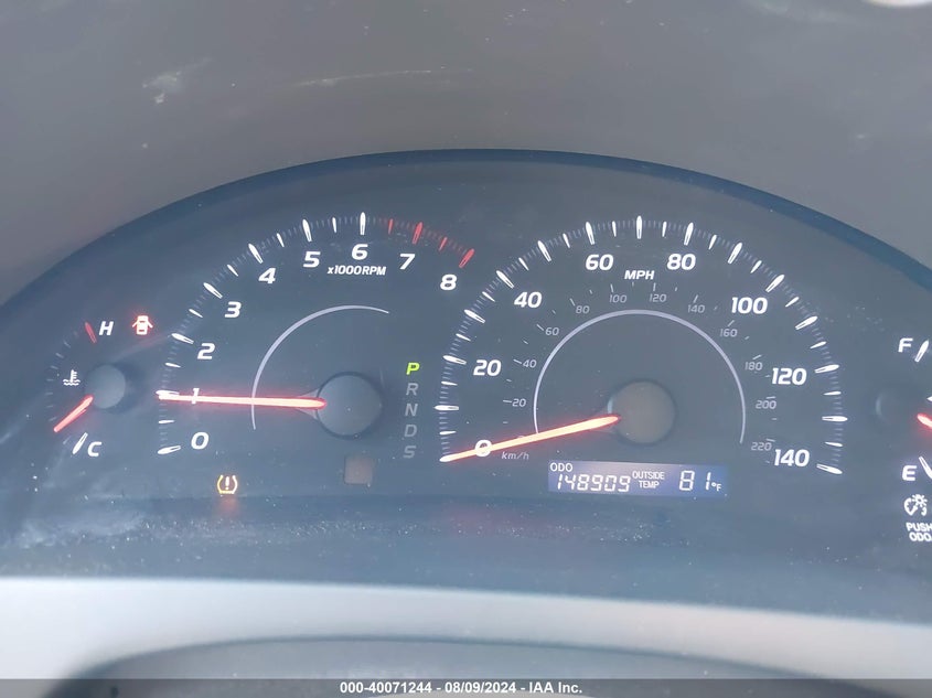 2010 Toyota Camry Le VIN: 4T1BF3EK4AU017201 Lot: 40071244