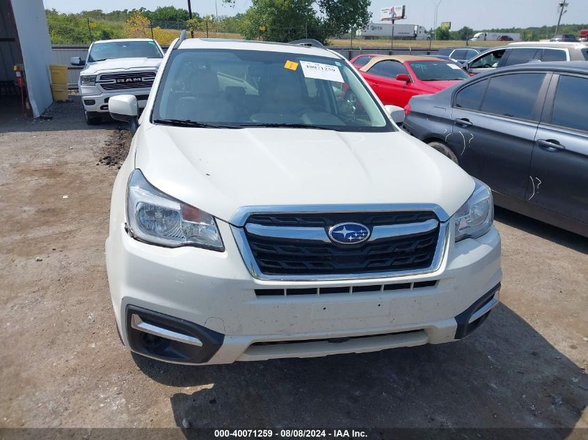 2018 Subaru Forester 2.5I Premium VIN: JF2SJAEC7JH468701 Lot: 40071259