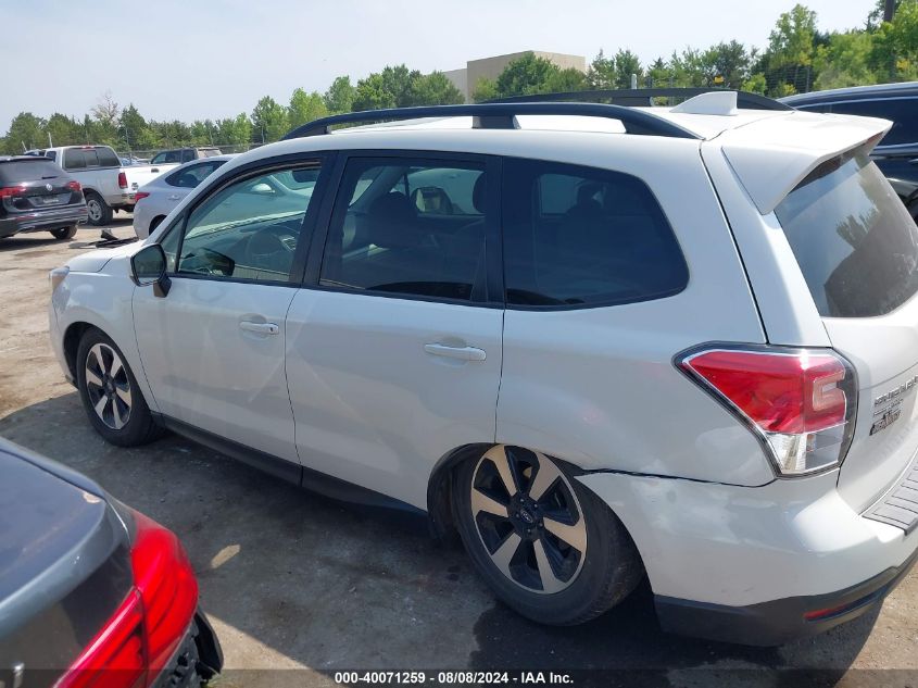 2018 Subaru Forester 2.5I Premium VIN: JF2SJAEC7JH468701 Lot: 40071259