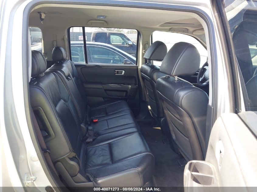 2010 Honda Pilot Ex-L VIN: 5FNYF4H50AB029736 Lot: 40071273