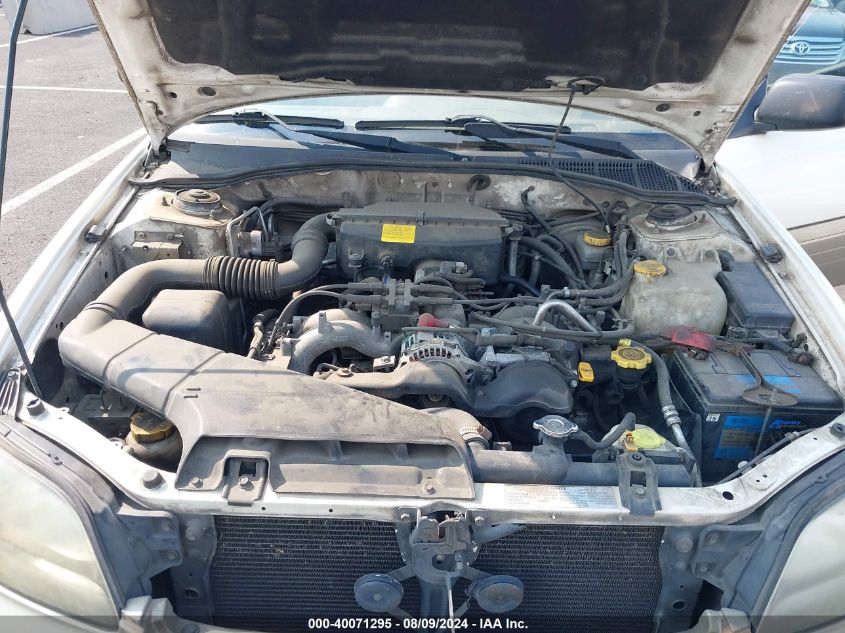 2001 Subaru Outback VIN: 4S3BH665816665282 Lot: 40071295