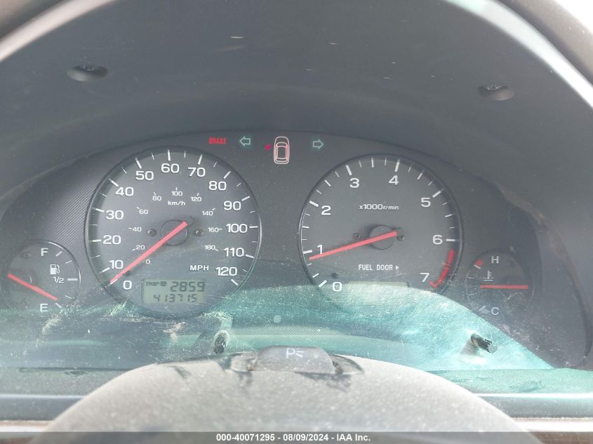 2001 Subaru Outback VIN: 4S3BH665816665282 Lot: 40071295