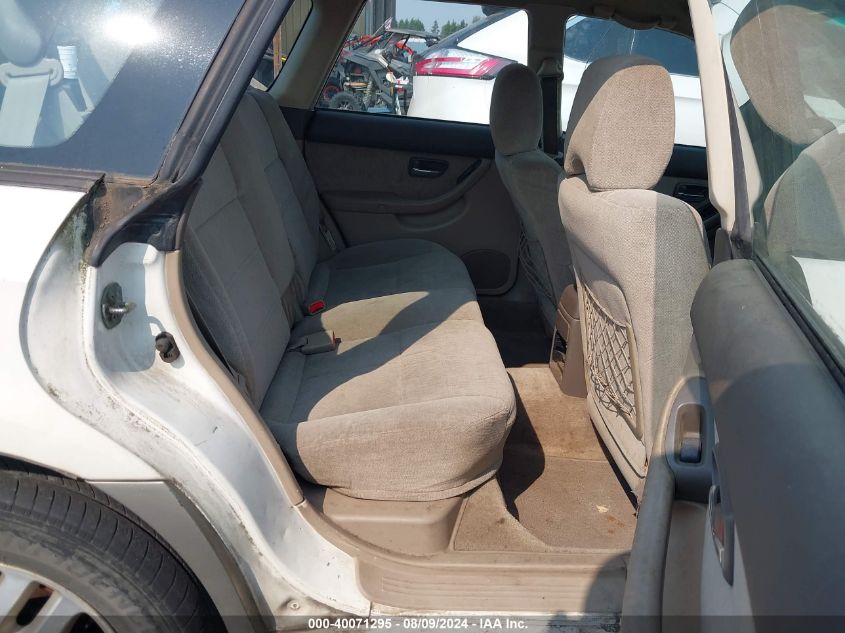 2001 Subaru Outback VIN: 4S3BH665816665282 Lot: 40071295