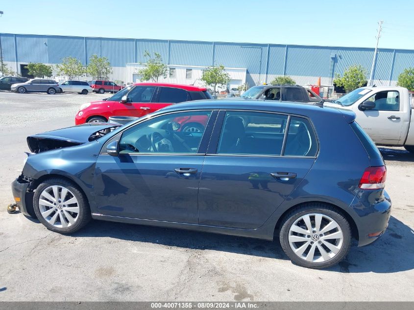 2012 Volkswagen Golf Tdi 4-Door VIN: WVWDM7AJXCW174827 Lot: 40071355