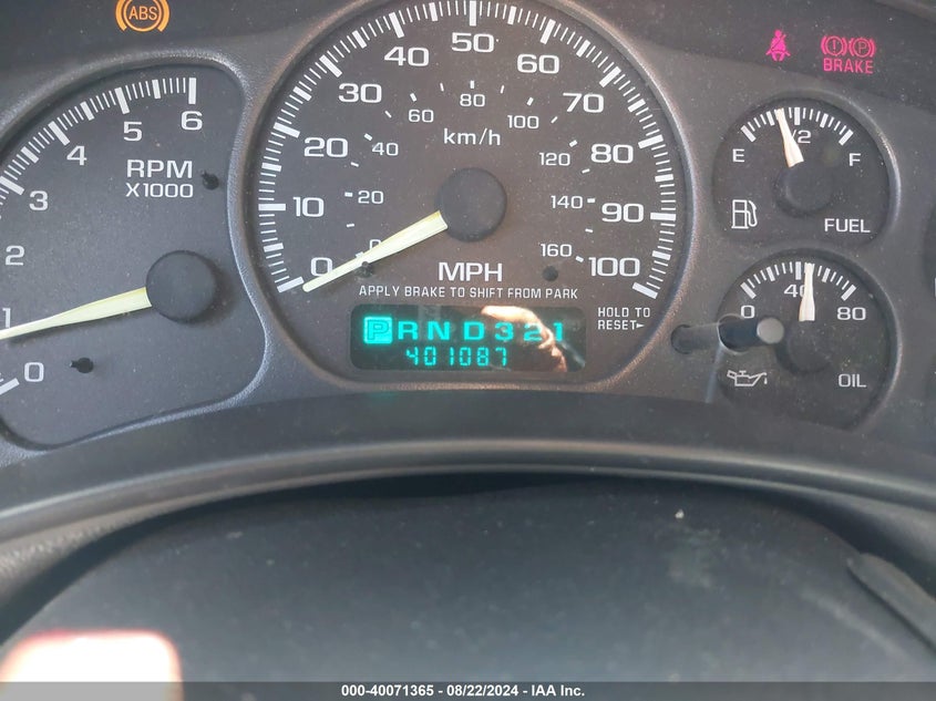 2001 Chevrolet Silverado 1500 Ls VIN: 2GCEC19V611189907 Lot: 40071365