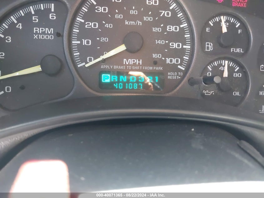 2001 Chevrolet Silverado 1500 Ls VIN: 2GCEC19V611189907 Lot: 40071365