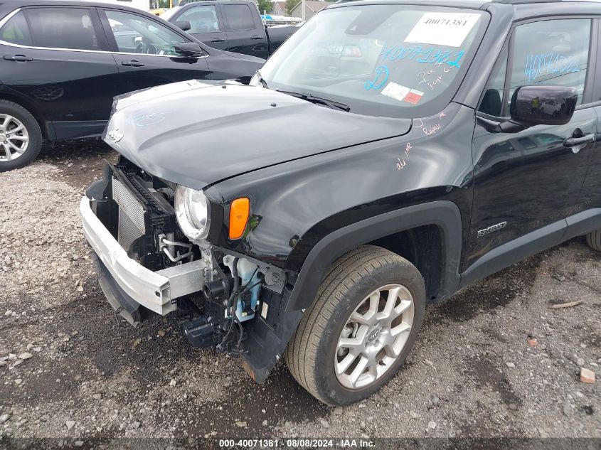 2021 Jeep Renegade Latitude 4X4 VIN: ZACNJDBB1MPM75162 Lot: 40071381