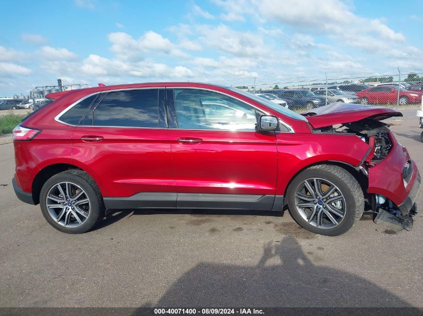 2019 Ford Edge Titanium VIN: 2FMPK4K9XKBB76353 Lot: 40071400