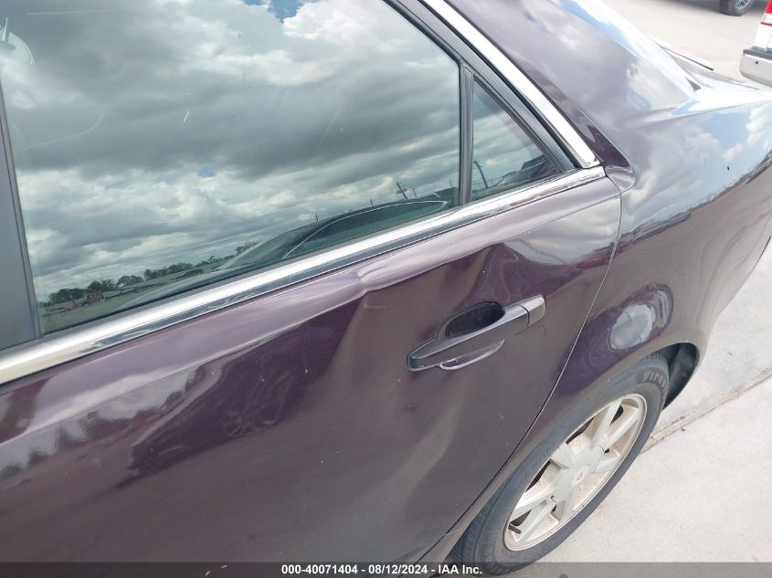 2008 Cadillac Cts Standard VIN: 1G6DF577780130596 Lot: 40071404