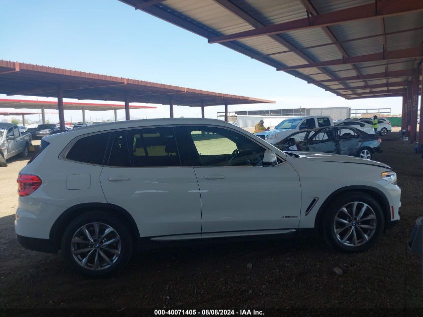 2018 BMW X3 xDrive30I VIN: 5UXTR9C57JLD59748 Lot: 40071405