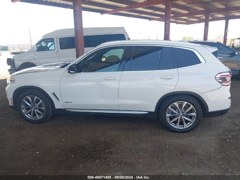 2018 BMW X3 xDrive30I VIN: 5UXTR9C57JLD59748 Lot: 40071405