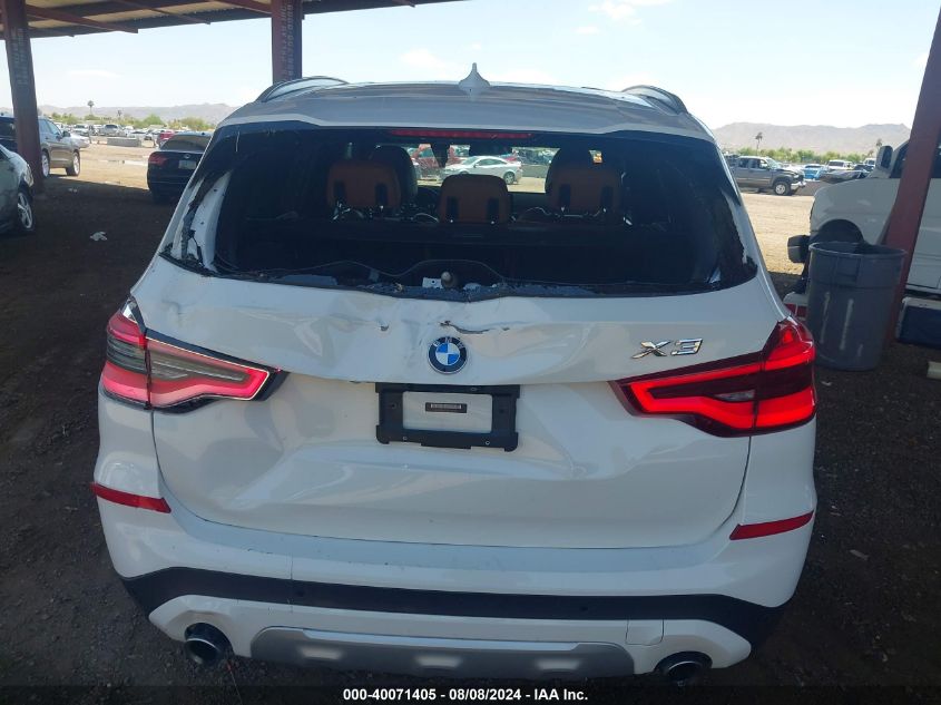 2018 BMW X3 xDrive30I VIN: 5UXTR9C57JLD59748 Lot: 40071405