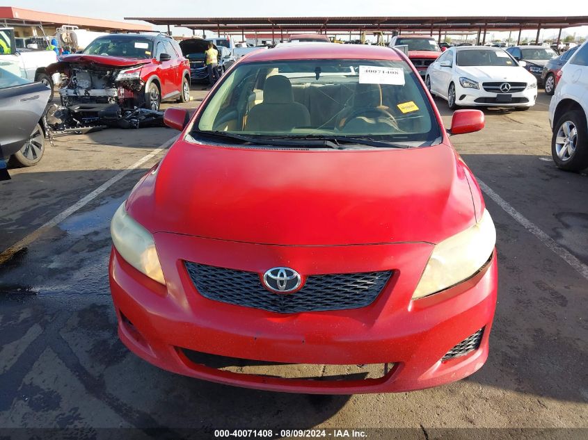 2009 Toyota Corolla Le VIN: JTDBL40E899094995 Lot: 40071408