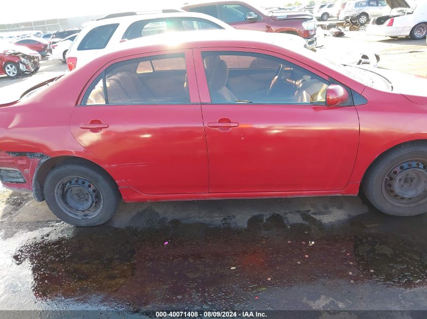 2009 Toyota Corolla Le VIN: JTDBL40E899094995 Lot: 40071408