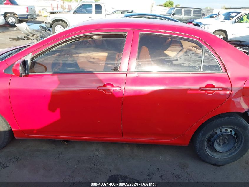 2009 Toyota Corolla Le VIN: JTDBL40E899094995 Lot: 40071408