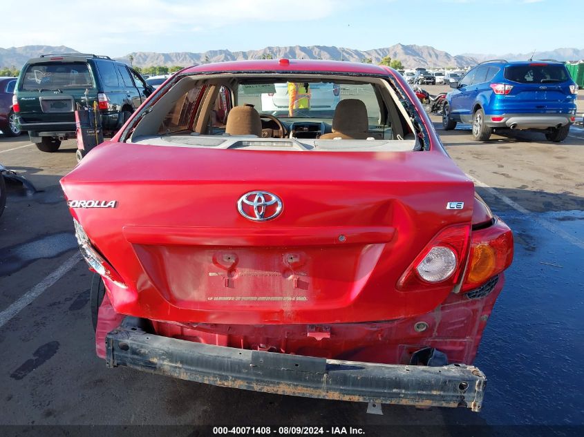 2009 Toyota Corolla Le VIN: JTDBL40E899094995 Lot: 40071408