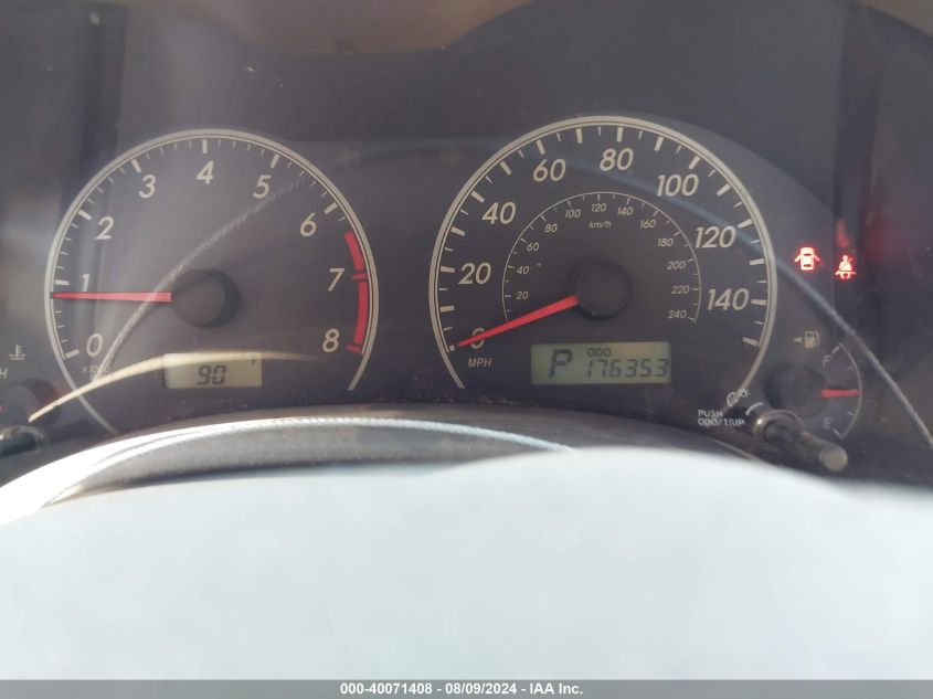 2009 Toyota Corolla Le VIN: JTDBL40E899094995 Lot: 40071408