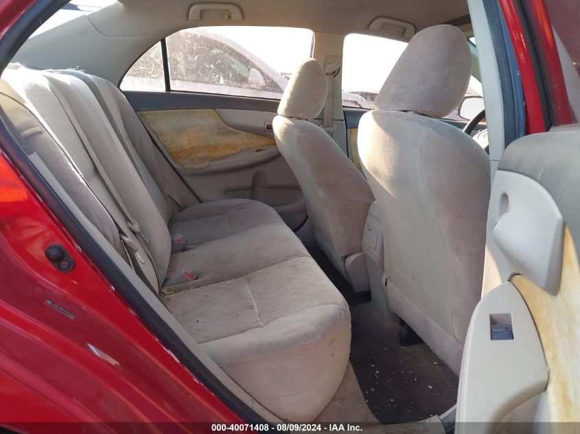 2009 Toyota Corolla Le VIN: JTDBL40E899094995 Lot: 40071408