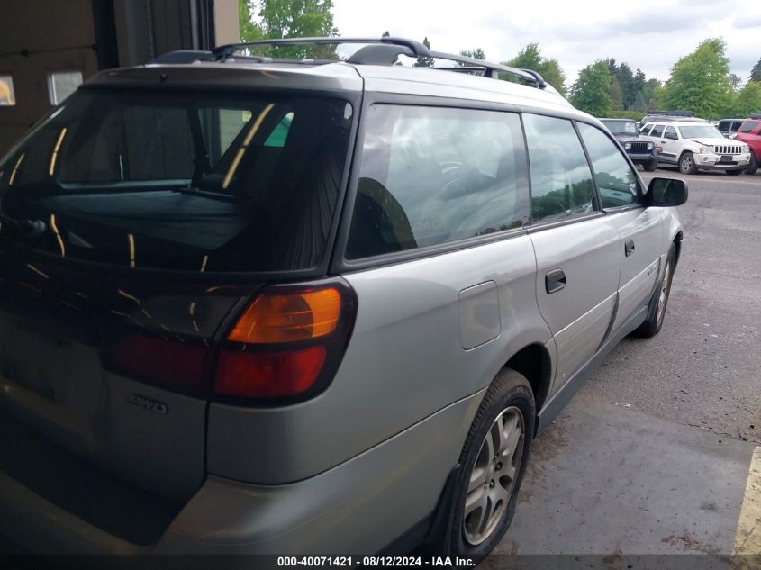 2004 Subaru Outback Outback Awp VIN: 4S3BH675547624217 Lot: 40071421