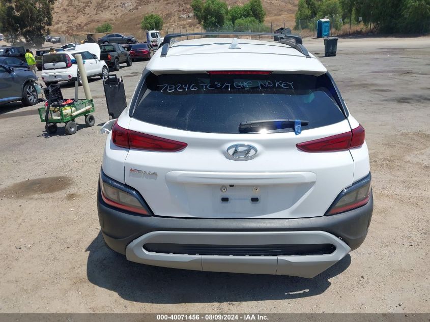 2023 Hyundai Kona Sel VIN: KM8K32ABXPU062340 Lot: 40071456