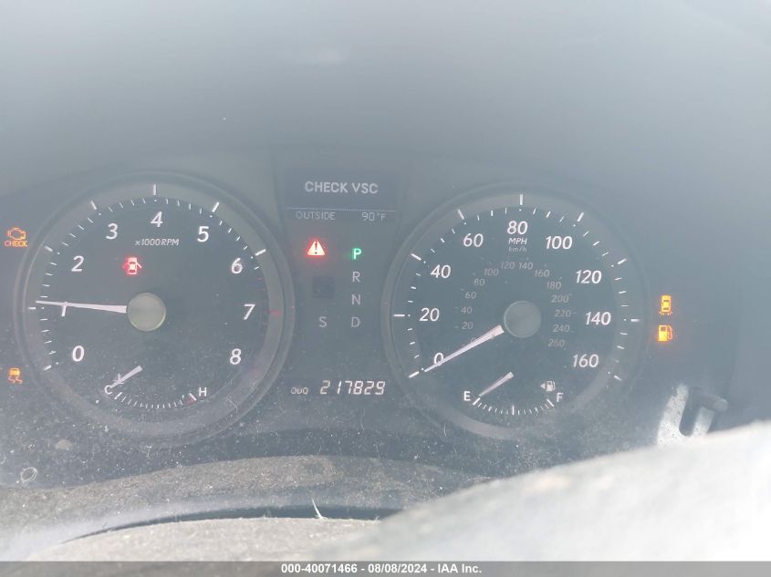 2007 Lexus Es 350 VIN: JTHBJ46G772148807 Lot: 40071466