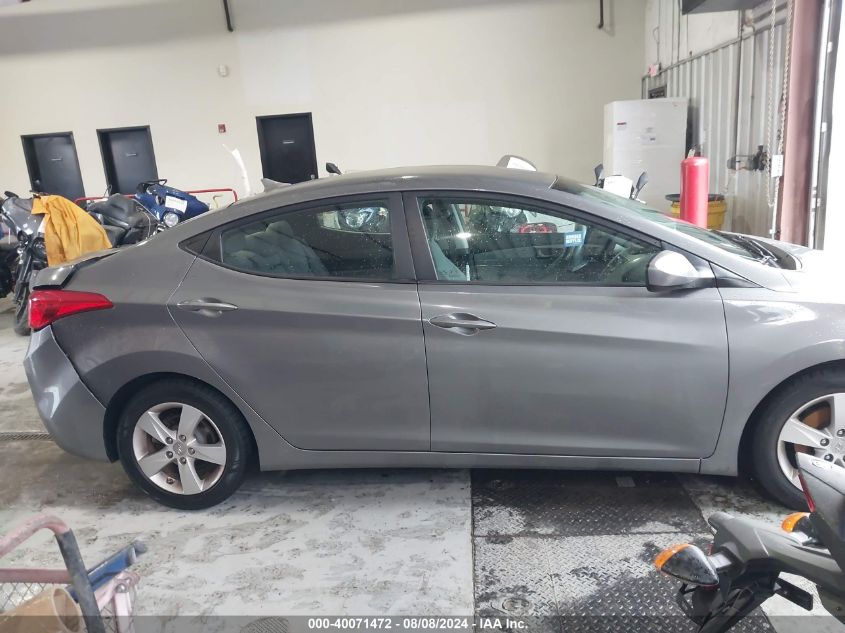 2013 Hyundai Elantra Gls VIN: 5NPDH4AE6DH425288 Lot: 40071472