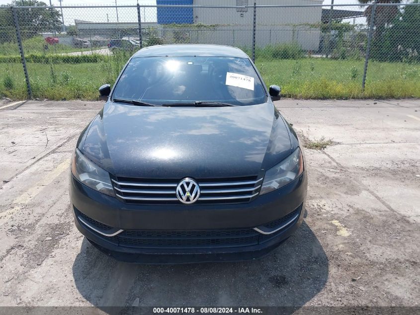 2014 Volkswagen Passat S VIN: 1VWAT7A36EC105206 Lot: 40071478