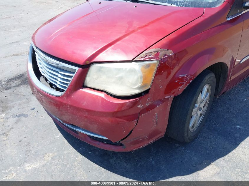 2012 Chrysler Town & Country Touring VIN: 2C4RC1BG0CR287302 Lot: 40071501