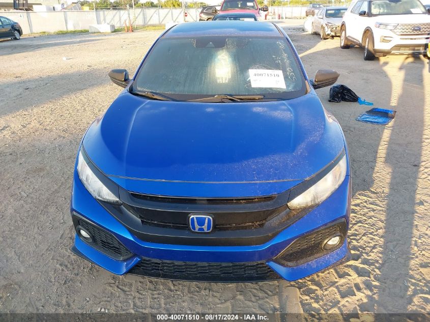 2019 Honda Civic Sport VIN: SHHFK7H48KU220641 Lot: 40071510