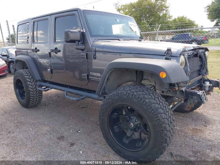 2017 Jeep Wrangler Unlimited Sport 4X4 VIN: 1C4BJWDG3HL554594 Lot: 40071518