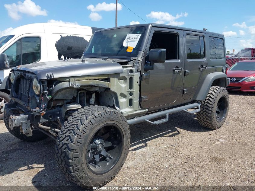 2017 Jeep Wrangler Unlimited Sport 4X4 VIN: 1C4BJWDG3HL554594 Lot: 40071518