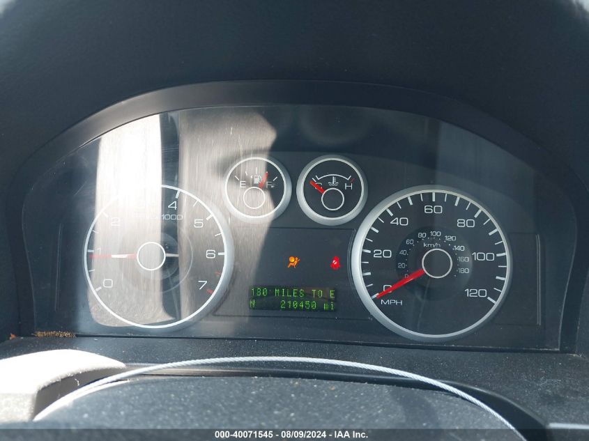 2009 Ford Fusion Sel VIN: 3FAHP08149R135268 Lot: 40071545