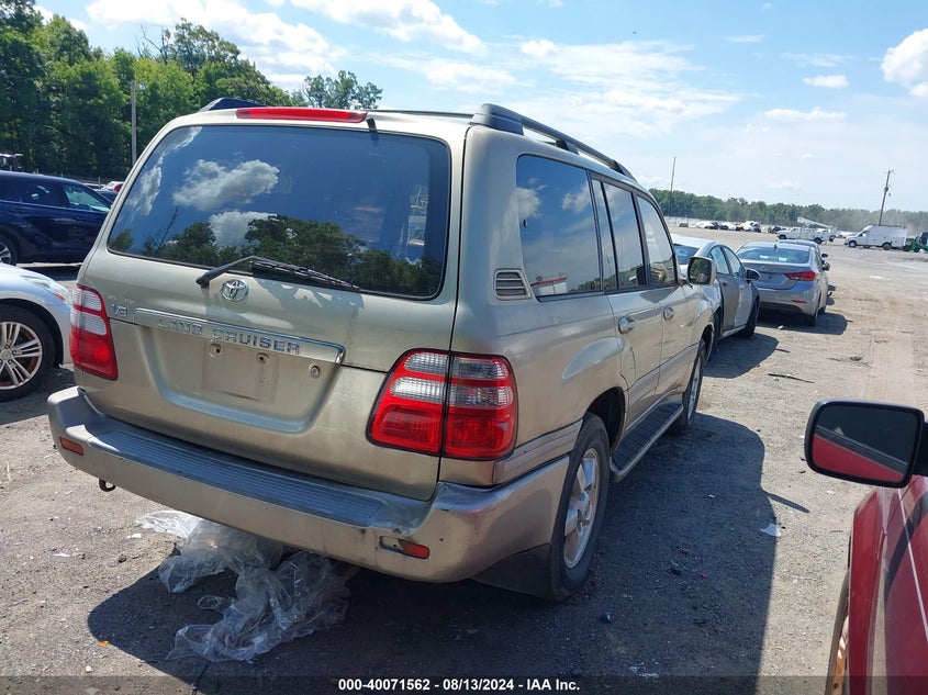 2003 Toyota Land Cruiser Base (A5) VIN: JTEHT05J932042604 Lot: 40071562