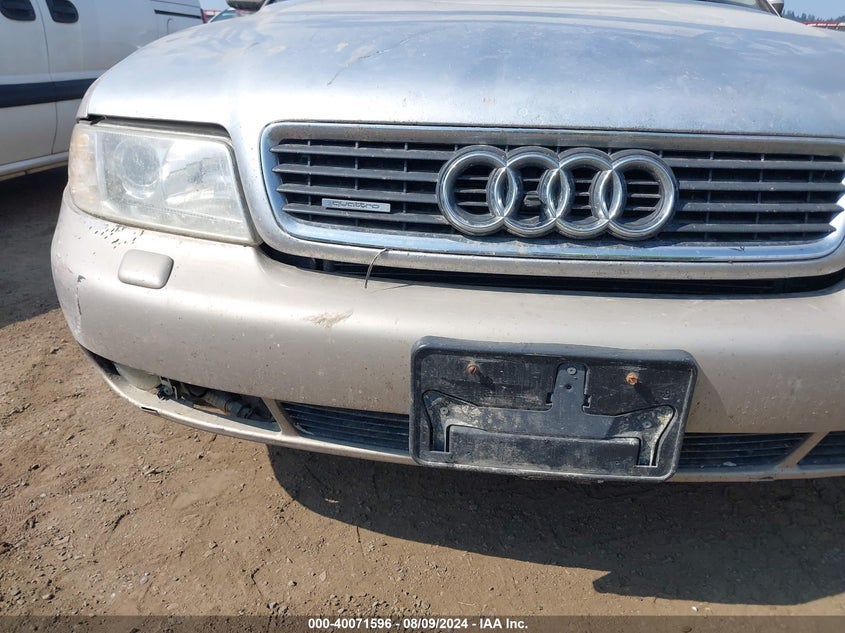 2001 Audi A4 1.8T Avant Quattro VIN: WAUKC68D71A130487 Lot: 40071596
