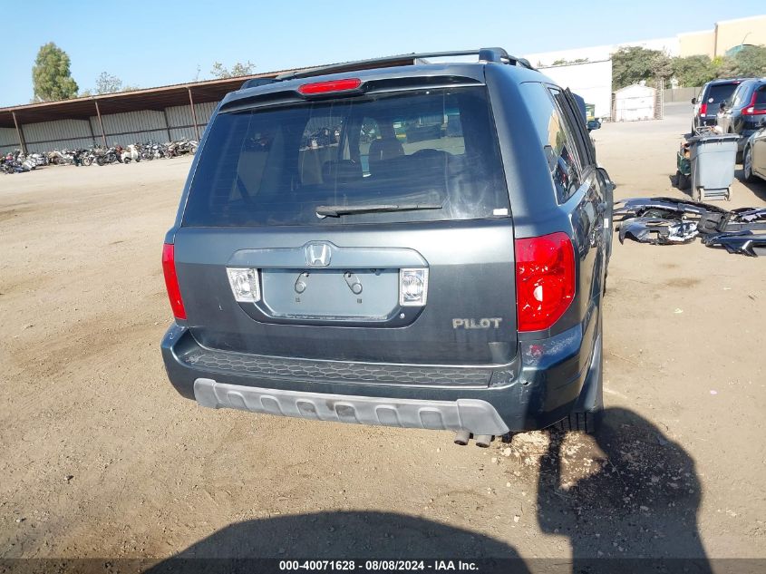 2003 Honda Pilot Ex-L VIN: 2HKYF18543H596938 Lot: 40071628