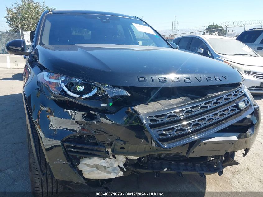 2019 Land Rover Discovery Sport Se VIN: SALCP2FX7KH807699 Lot: 40071679