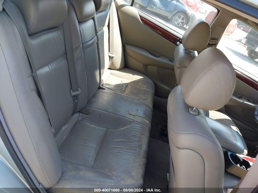 2002 Lexus Es 300 VIN: JTHBF30G620040011 Lot: 40071680