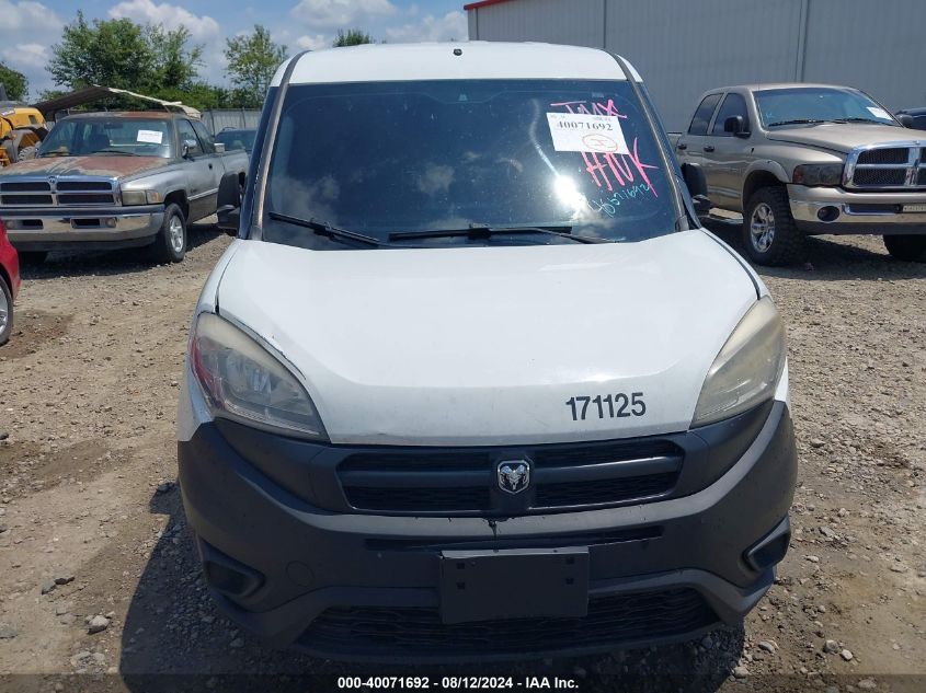 2017 Ram Promaster City Tradesman VIN: ZFBERFAB8H6D85756 Lot: 40071692