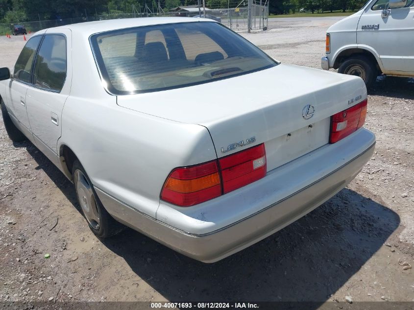 1998 Lexus Ls 400 VIN: JT8BH28FXW0117632 Lot: 40071693