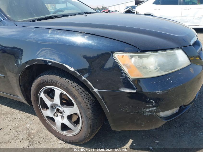 5NPEU46C66H160446 2006 Hyundai Sonata Gls