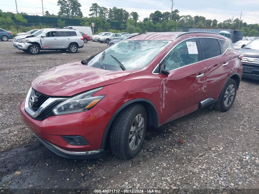 5N1AZ2MG1JN117308 2018 NISSAN MURANO - Image 2