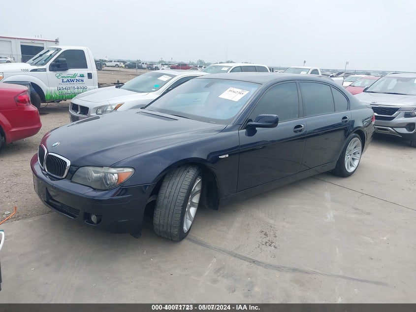 2008 BMW 750Li VIN: WBAHN83518DT77660 Lot: 40071723
