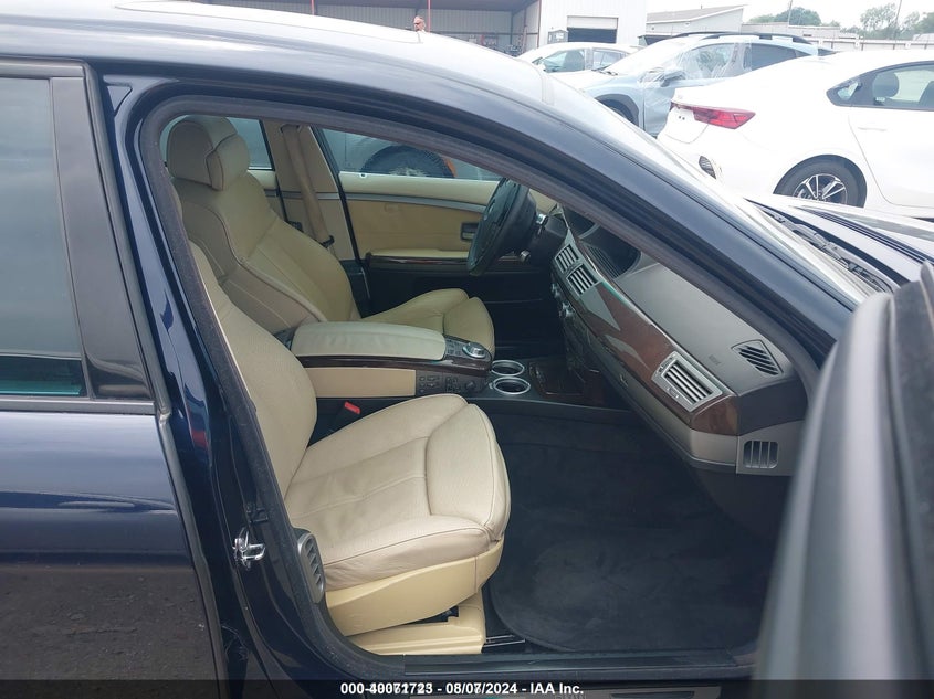 2008 BMW 750Li VIN: WBAHN83518DT77660 Lot: 40071723