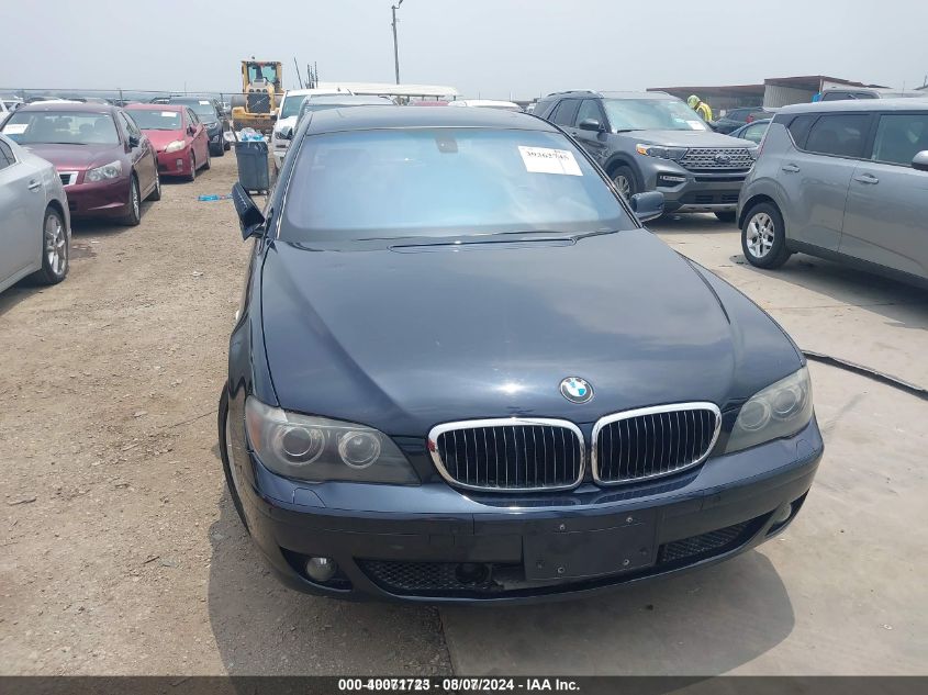 2008 BMW 750Li VIN: WBAHN83518DT77660 Lot: 40071723