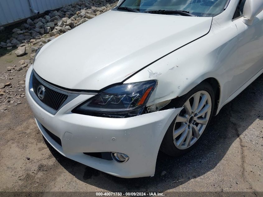 2006 Lexus Is 250 VIN: JTHCK262465007281 Lot: 40071750