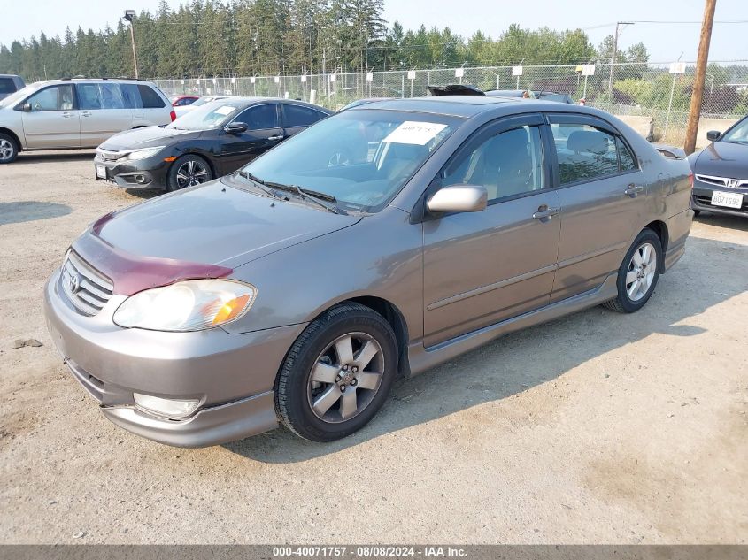 2004 Toyota Corolla S VIN: 1NXBR32E04Z228955 Lot: 40071757