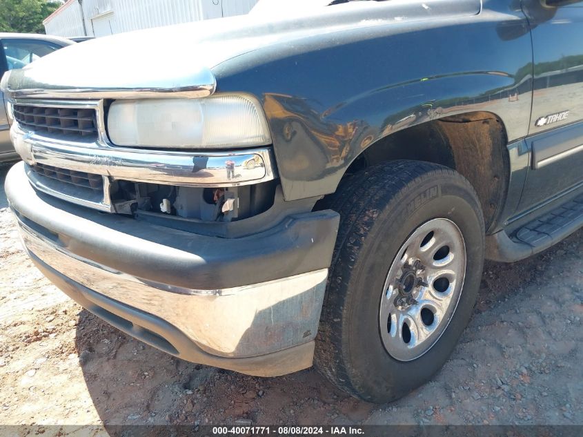 2003 Chevrolet Tahoe Ls VIN: 1GNEC13Z43J261537 Lot: 40071771